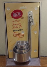 Measuring Cup Ladle Tablecraft Stainless Long Handle Vintage Set Commercial