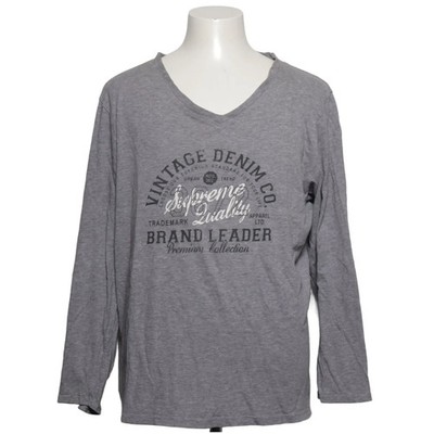 Livergy, Langarmshirt, Größe: XL, Grau, Print, Herren #Rof