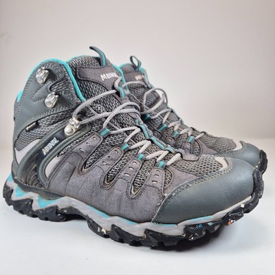Meindl Respond Lady Mid II GTX Größe 7,5 Wanderschuhe (anthrazit/türkis)
