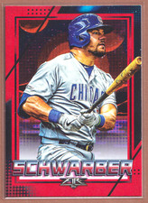 Kyle Schwarber #123 2020 Topps Fire Flame Foil-0272
