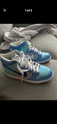 Nike Dunk High I Got Next Blue White Leather High Top Basketball Sneakers