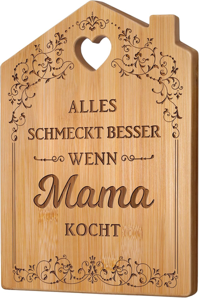 Mama Geschenk - Graviertes Bambus Schneidebrett, Geburtstagsgeschenk FüR Mama, G-image