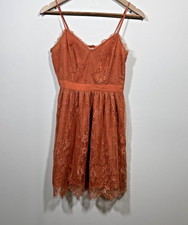 Forever 21 Y2K Sleeveless Lace Mini Dress Womens sz Small Romantic Fairy