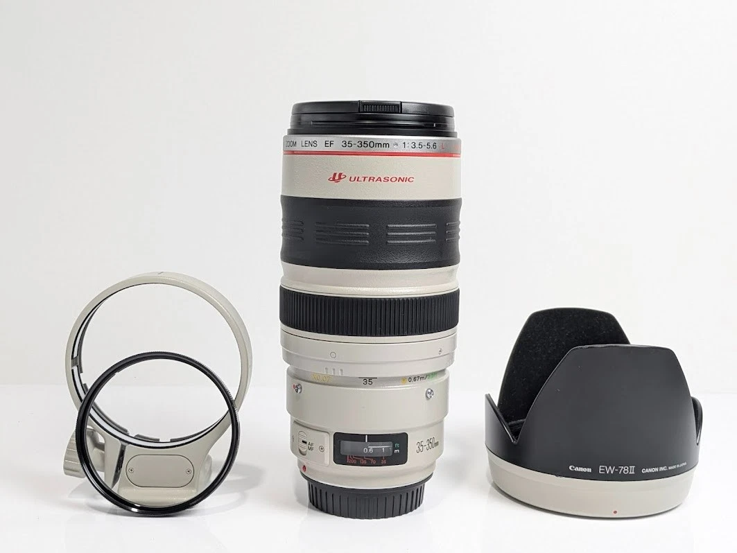 Canon EF Camera Lenses 35-350mm Focal f/3.5-5.6 Maximum Aperture