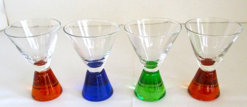 Princess Cruise Line Shot Glasses with Logo on Base 2 OZ 4 Pieces - Picture 5 of 6