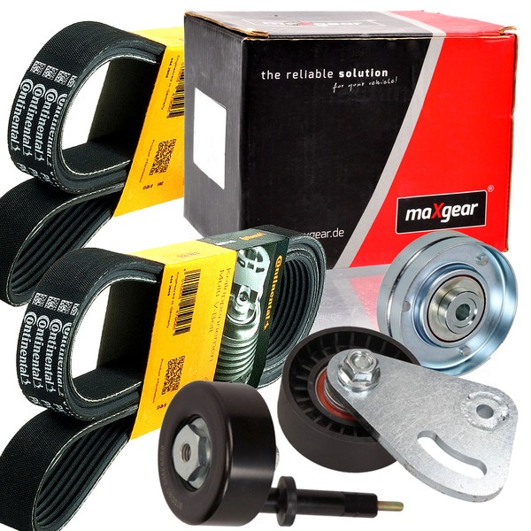 Contitech 5PK2030 5PK875 Keilrippenriemen + Rolle FüR Land Rover Freelander MG-image