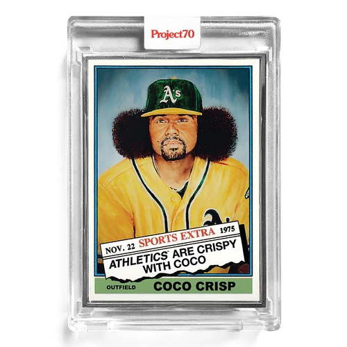 Topps Project70 Card 78 1976 Coco Crisp by Jonas Never Proof AP x/51 Oakland A's