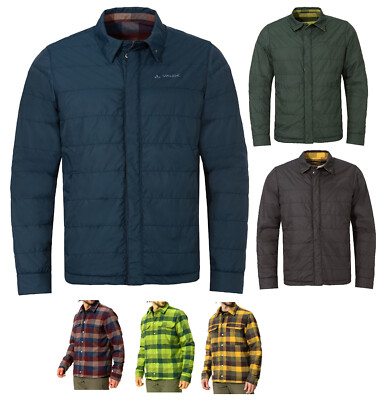 Vaude Mineo Padded Shacket gefütterte Herren Wendejacke Langarmshirt Jacke Hemd