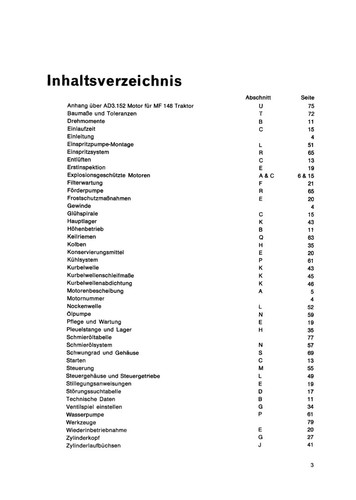 Perkins 3.152 D3.152 Werkstattanleitung Motor - Bild 2 von 2