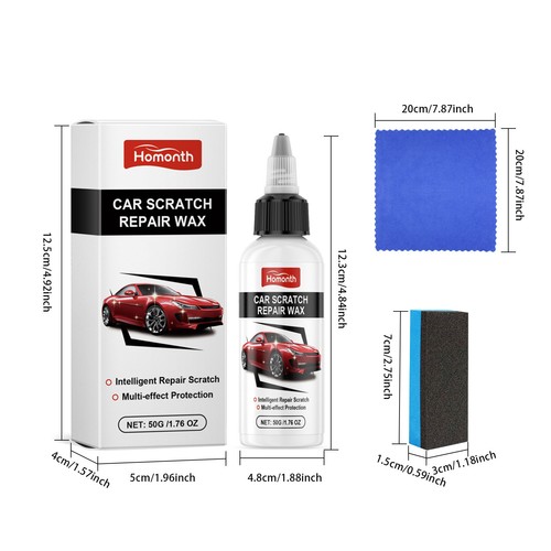 Car Scratch Repair Wax Paste Removes Swirls Minor Scratches Restores Polishing - Picture 3 of 9