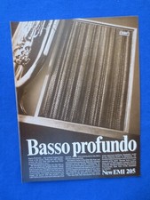 EMI 205 Speaker Magazine Ad Audio Mag November 1968