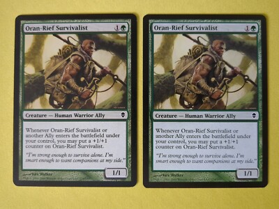 Oran-Rief Survivalist - Zendikar - MTG (Set of 2)