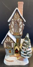 David Winter Limited Edition ~ CHRISTMAS TIME CLOCKHOUSE ~  Hand Signed