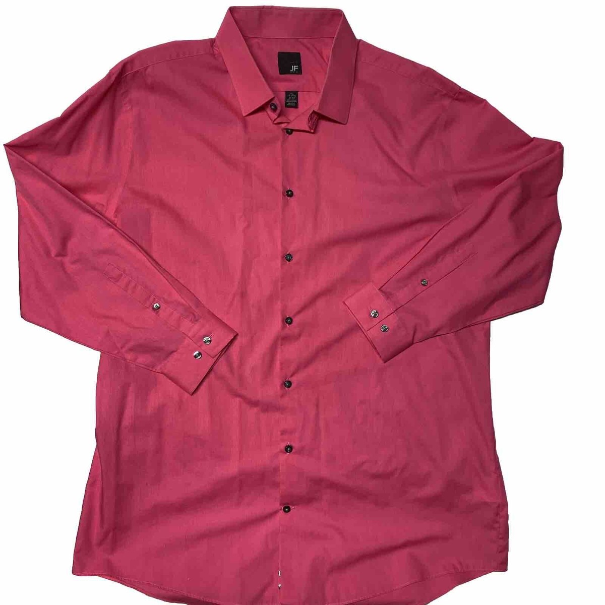 green emerald velvet dress JF J.Ferrar Mens Blue Medallion Slimfit Stretch Long Sleeve Shirt Dress  Shirt 14-14.5 32-33 at Amazon Men's Clothing store main image 0
