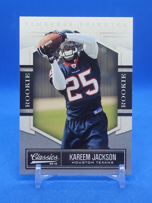 2010 Panini Classics Timeless Tributes Silver /100 Kareem Jackson #164 Rookie RC