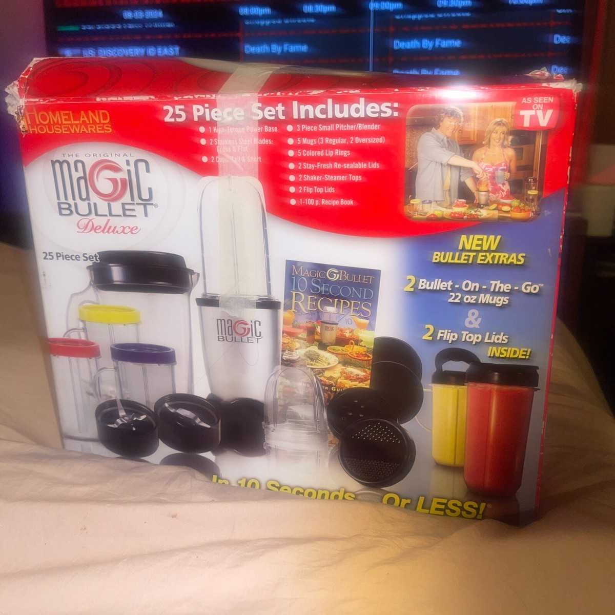 Magic Bullet Deluxe Countertop Blender System 26pc Set used Once