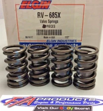 For Chevy 283 327 230 250 292 6 Cyl 2.5 4 Cyl ELGIN RV-685X Valve Spring 4 Pack