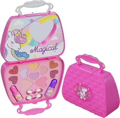 Kids Washable Makeup Girls Makeup Kit for Kids Make up Set 14 Pc Beauty Kit