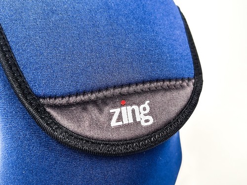 Zing Large Pouch Blue 7.25" x 5.5" - Picture 4 of 5