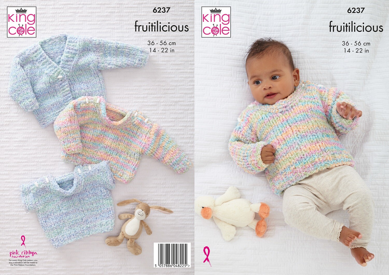 Sweater, Slipover and Cardigan in in King Cole Fruitilicious (6237) - Image 3