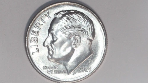 2025-P ROOSEVELT DIME UNCIRCULATED CLAD GEM