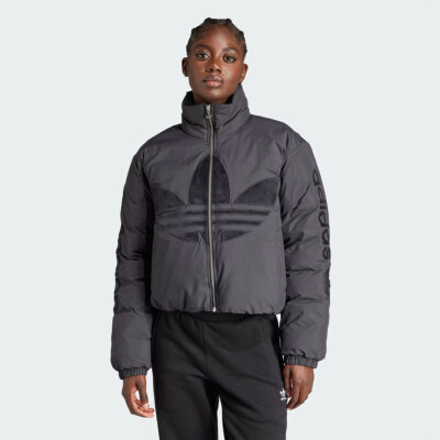 ADIDAS Womens ADICOLOR BIG LOGO JACKET IL8265 BLACK XS - L ASIAN