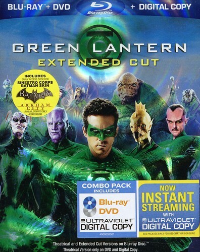 Green Lantern (Extended Cut) (Blu-ray, 2011)