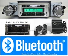 1968-1976 Nova Chevy Ii Bluetooth Radio 300 Watt Stereo Usbaux 630-bt