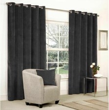 Blackout Eyelet Curtains Thermal Insulated Panels for Bedroom Living Room