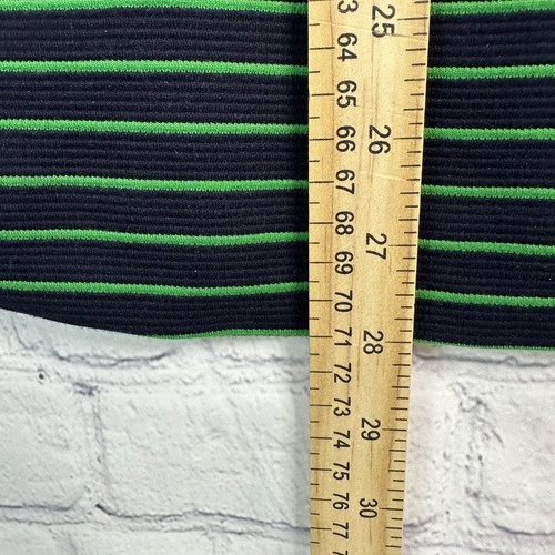 Nuevo con etiquetas Antropología Matasellos Azul Verde Rayas Mangas de Encaje Vestido Para Mujer Pequeño - Imagen 7 de 17