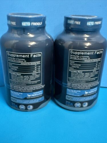 (2 Pack) Herbtonics Apple Cider Vinegar Keto Gummies ACV+BHB 60 Count Each 03/25 - Picture 4 of 10
