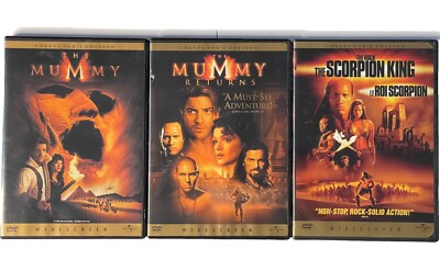 The Mummy Trilogy DVD Set - The Mummy, The Mummy Returns, The Scorpion King