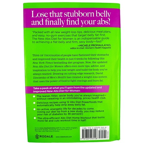 The New Abs Diet for Women by David Zinczenko (Hardcover) - 第 2/6 張圖片