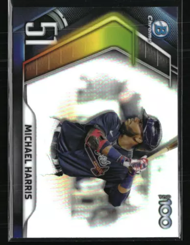 Michael Harris 2022 Bowman #BTP-51 BASEBALL Card