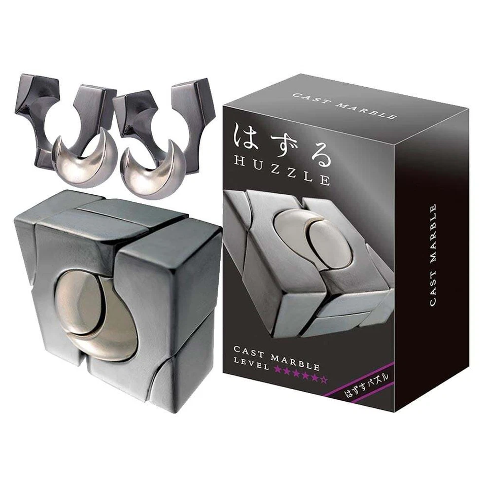 Hanayama Level 5 Marble Cast Puzzle NEW