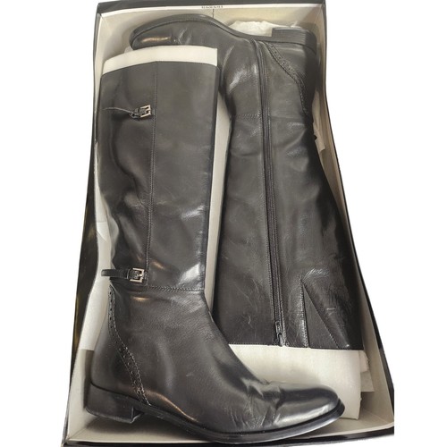 Valerie Stevens Randolph Women's Black Leather Knee-high Riding Boot 8 M In Box.