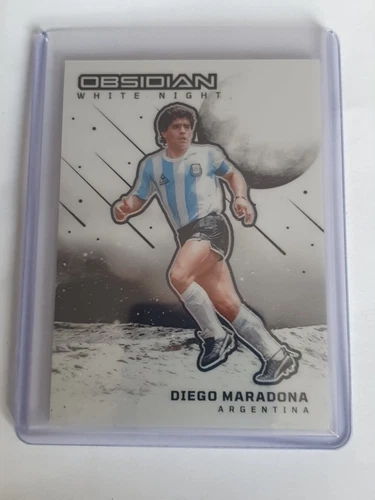 2023-24 Panini Obsidian Diego Maradona White Night SSP Card