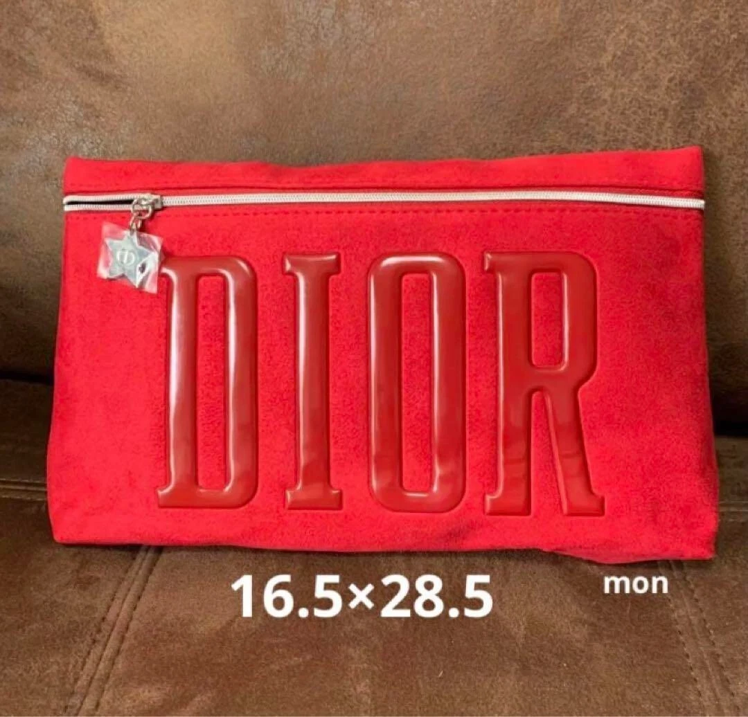 Pochette nouveauté DIOR limitée rouge grande taille porche