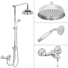 Welfenstein Regendusche Aufputz Set Nostalgie...