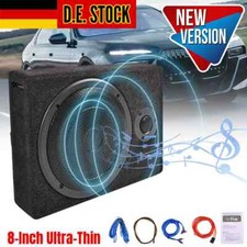 8 Zoll Bass Box Aktiv Subwoofer, Kompakt Lautsprecher Auto Untersitz Subwoofer