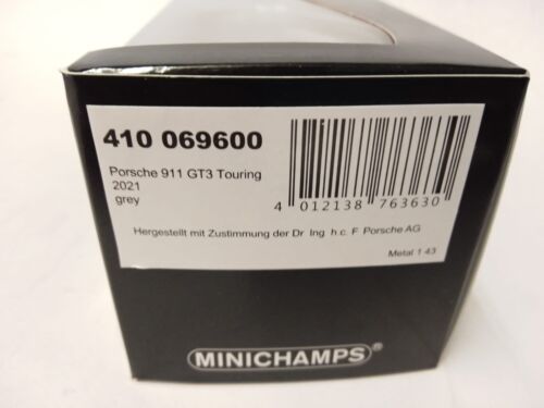 MINICHAMPS Porsche 911 (992) GT3 Touring Grey 2021 1/43 410069600 - Imagen 3 de 3