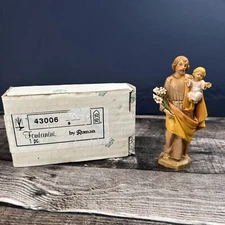 Fontanini Italy Joseph & Child Figure 4.5" Nativity