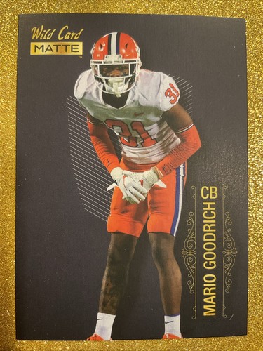 2022 WILD CARD MATTE MARIO GOODRICH ROOKIE BASE #MB-81 CLEMSON EAGLES CSTORE #1 - Picture 2 of 4