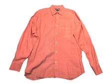 Vilebrequin Long Sleeve 100 Linen Shirt Size XL Lightweight
