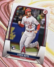2023 Bowman Livan Soto #46  RC Los Angeles Angels Baseball Card