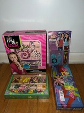 Jewelry Box, Wood, Beaded Necklaces, Bracelets, Belts Set Used Good Condition