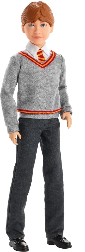 Bambola personaggio Harry Potter Ron Wizarding World Mattel 25 cm da 6 anni - Immagine 3 di 4