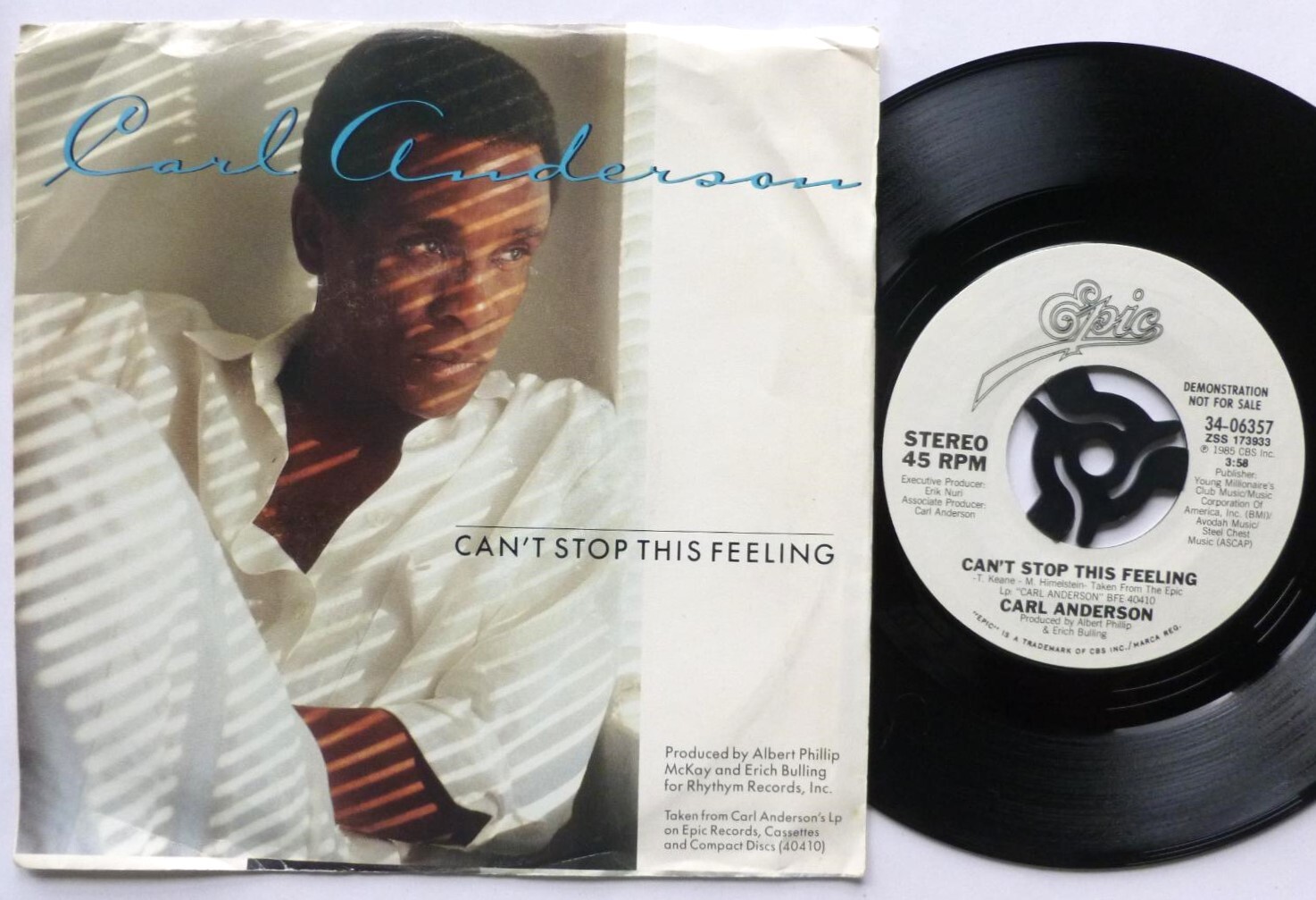 Carl Anderson Can't Stop This Feeling 7