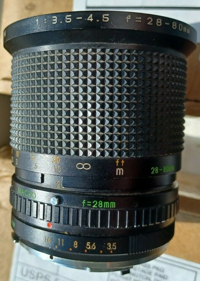 Lente zoom automático Zykkor MC 28-80 mm f3,5/4,5 para montaje Olympus OM Foto 2 de 4