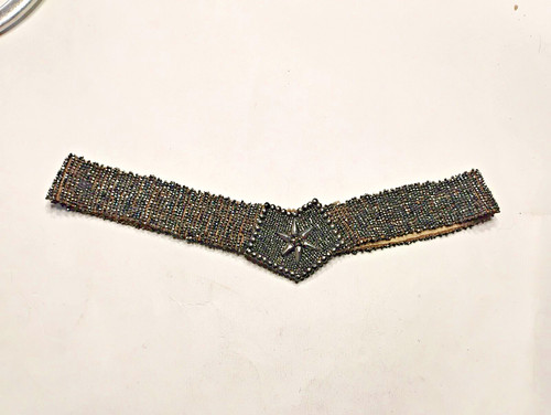 Antique French Victorian Cut Steel Belt